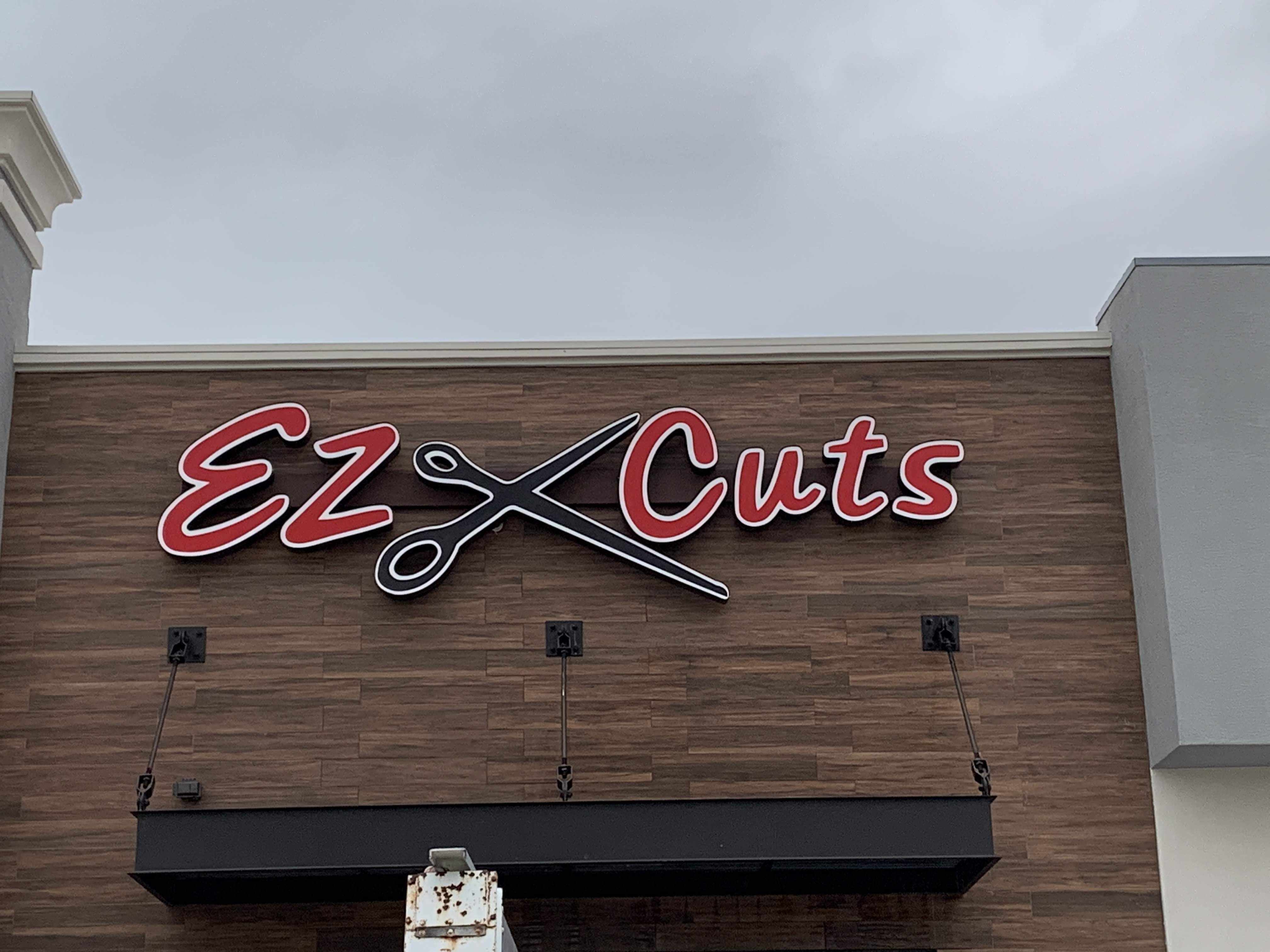 EZ Cuts channel letters storefront