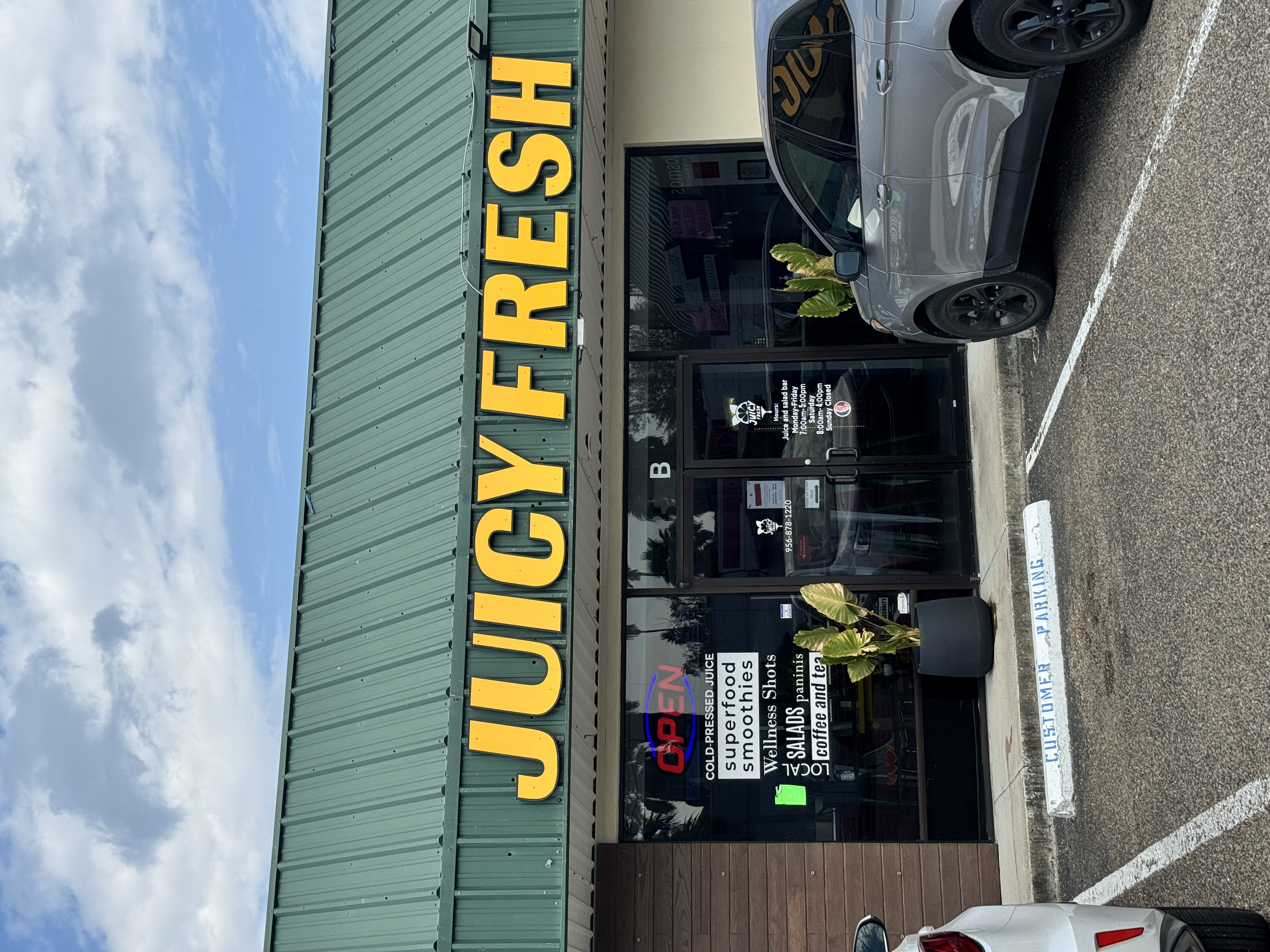 Juicy Fresh custom channel letters