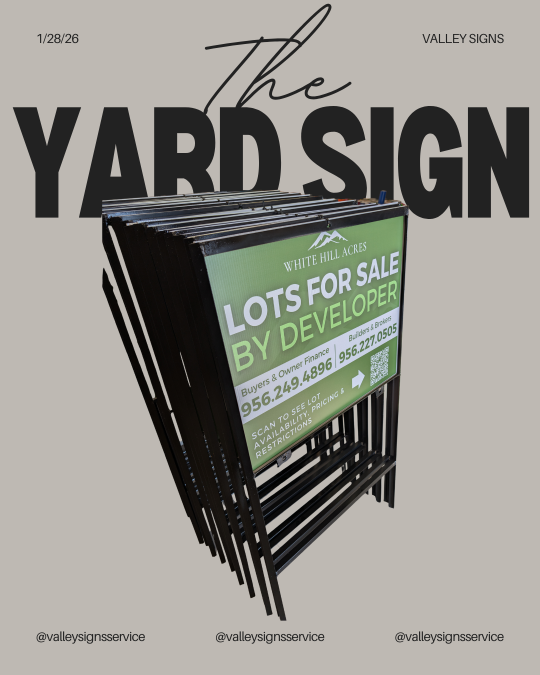 Second yard sign example